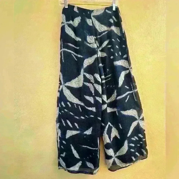 Ralph Lauren Purple Label “Yazmin” Batik-Print Linen-Silk Pant Size 6 New! - Picture 8 of 12